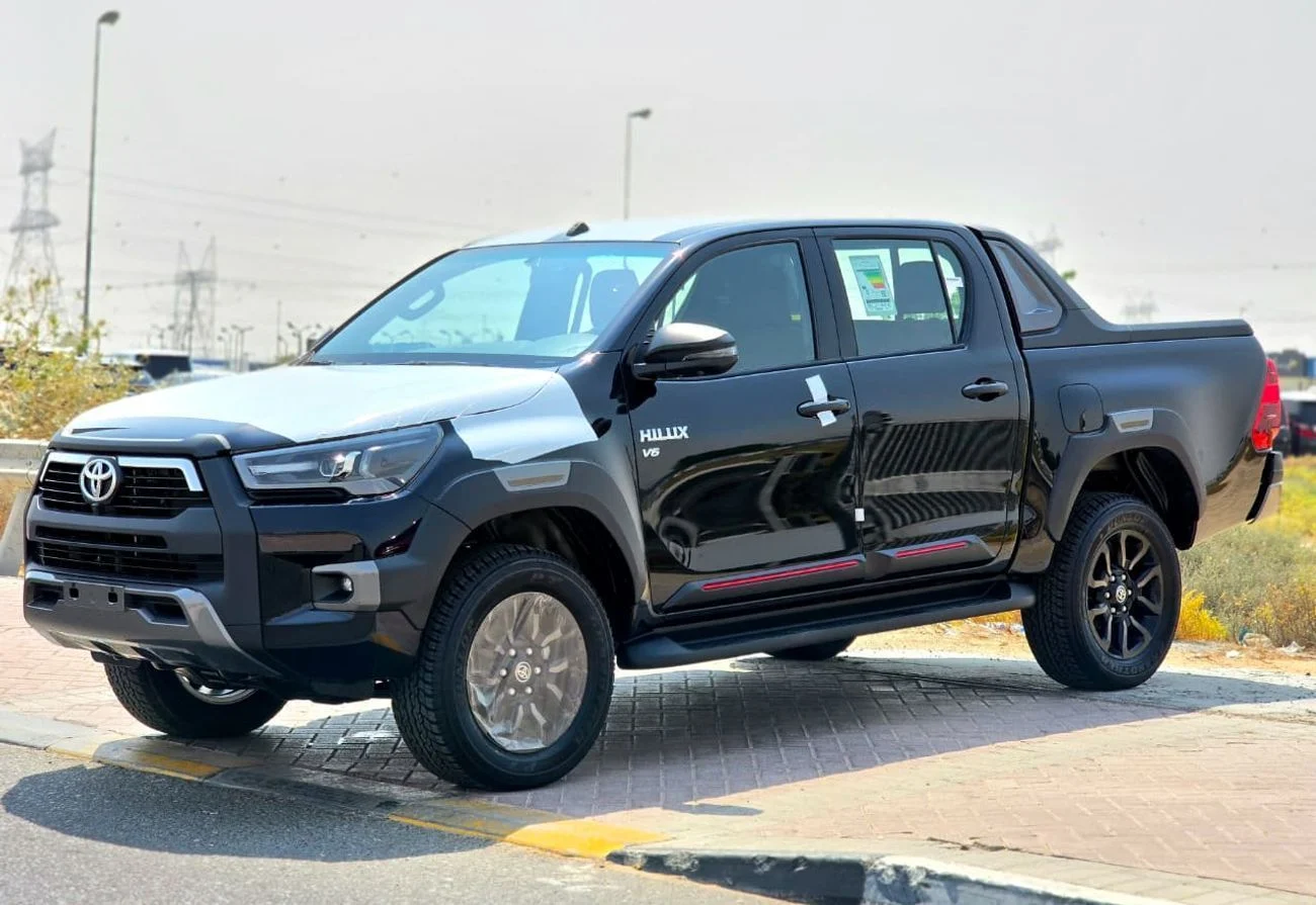 Toyota Hilux 2025 Black in Dubai - 0km, Petrol, Automatic, 6 engine