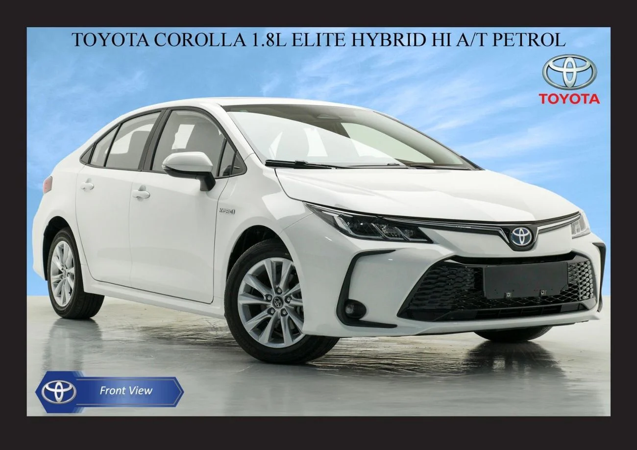 Toyota Corolla 2024 Hybrid Automatic for Sale in Dubai - 0km, White