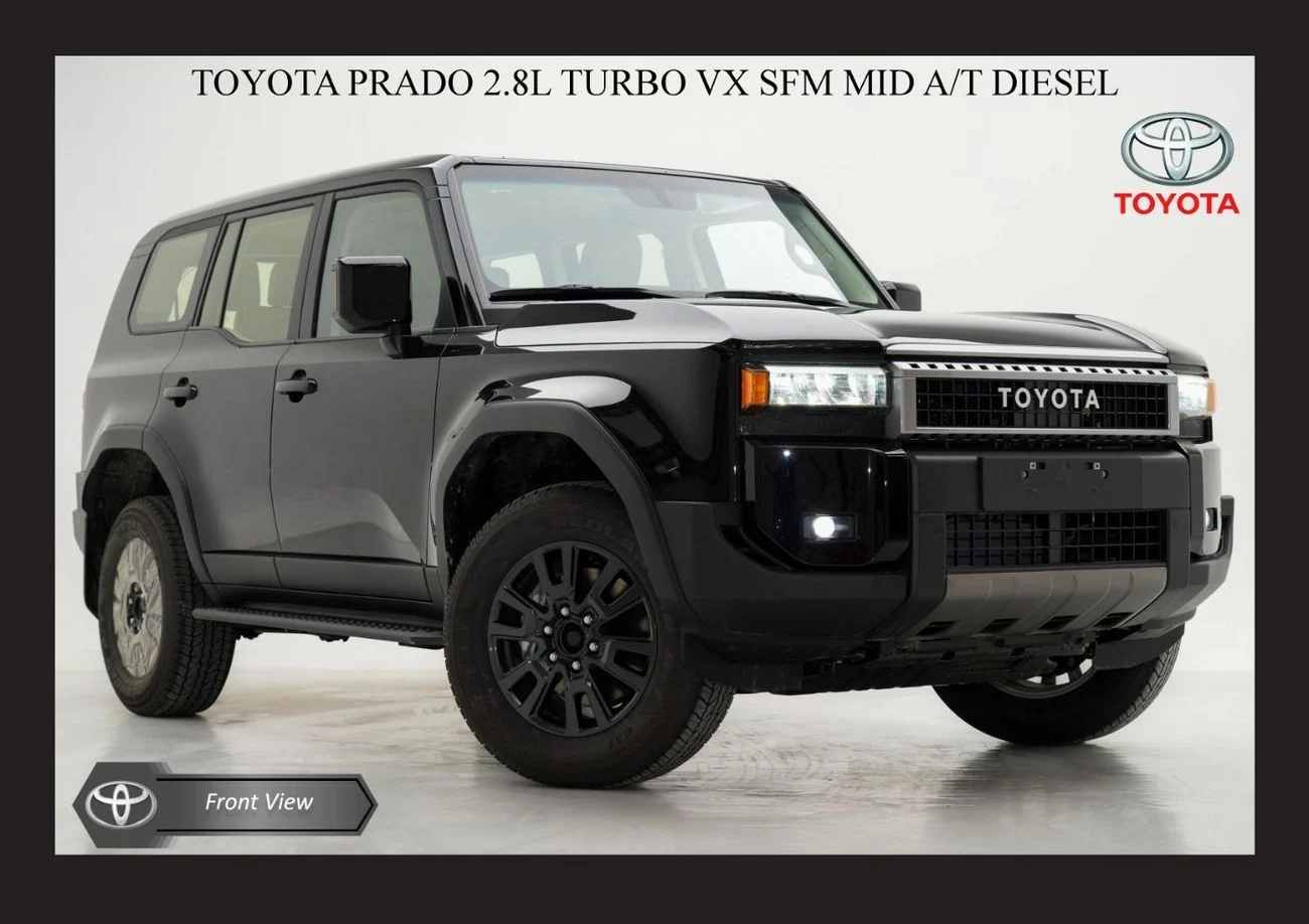 Toyota Prado 2024 Diesel Automatic Black Dubai - Brand New with 4 Engine