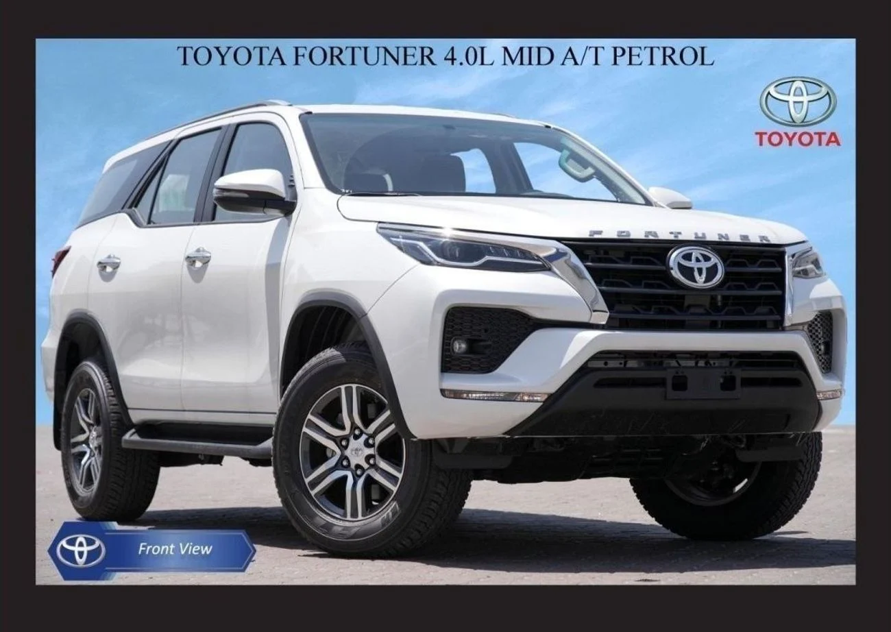 Toyota Fortuner 2024 White 0km Petrol Automatic 6 Engine - Buy in Dubai