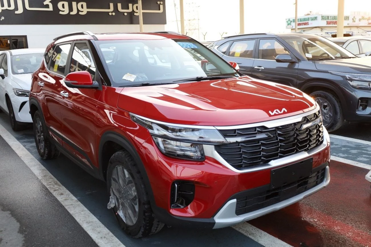 2025 Kia Seltos in Red - 0km, Petrol, Automatic, 4 Engine - Buy in Dubai