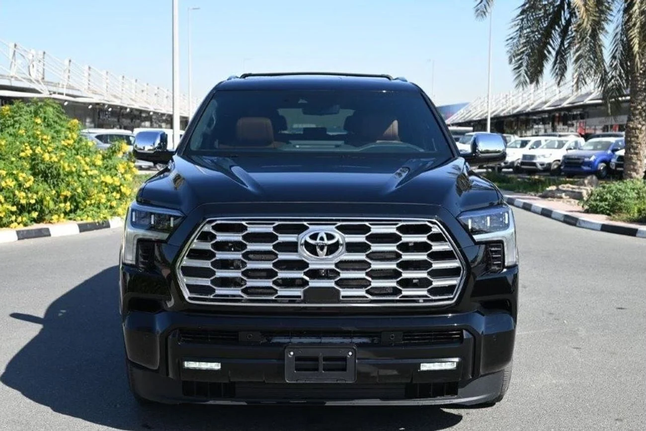 Toyota Sequoia 2025 Hybrid Automatic 6 Engine in Black - Buy in Dubai