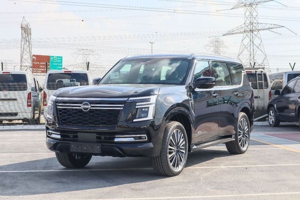 2025 Nissan Patrol in Black - 0km, Petrol, Automatic, 6 Engine - Buy in Dubai