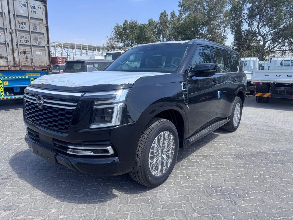 2026 Nissan Patrol in Black - 0km, Petrol, Automatic, 6 Engine - Buy in Dubai