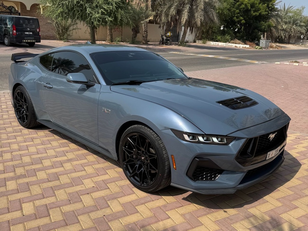 2024 Ford Mustang in Dubai - Low Mileage, Automatic Transmission, Grey Color