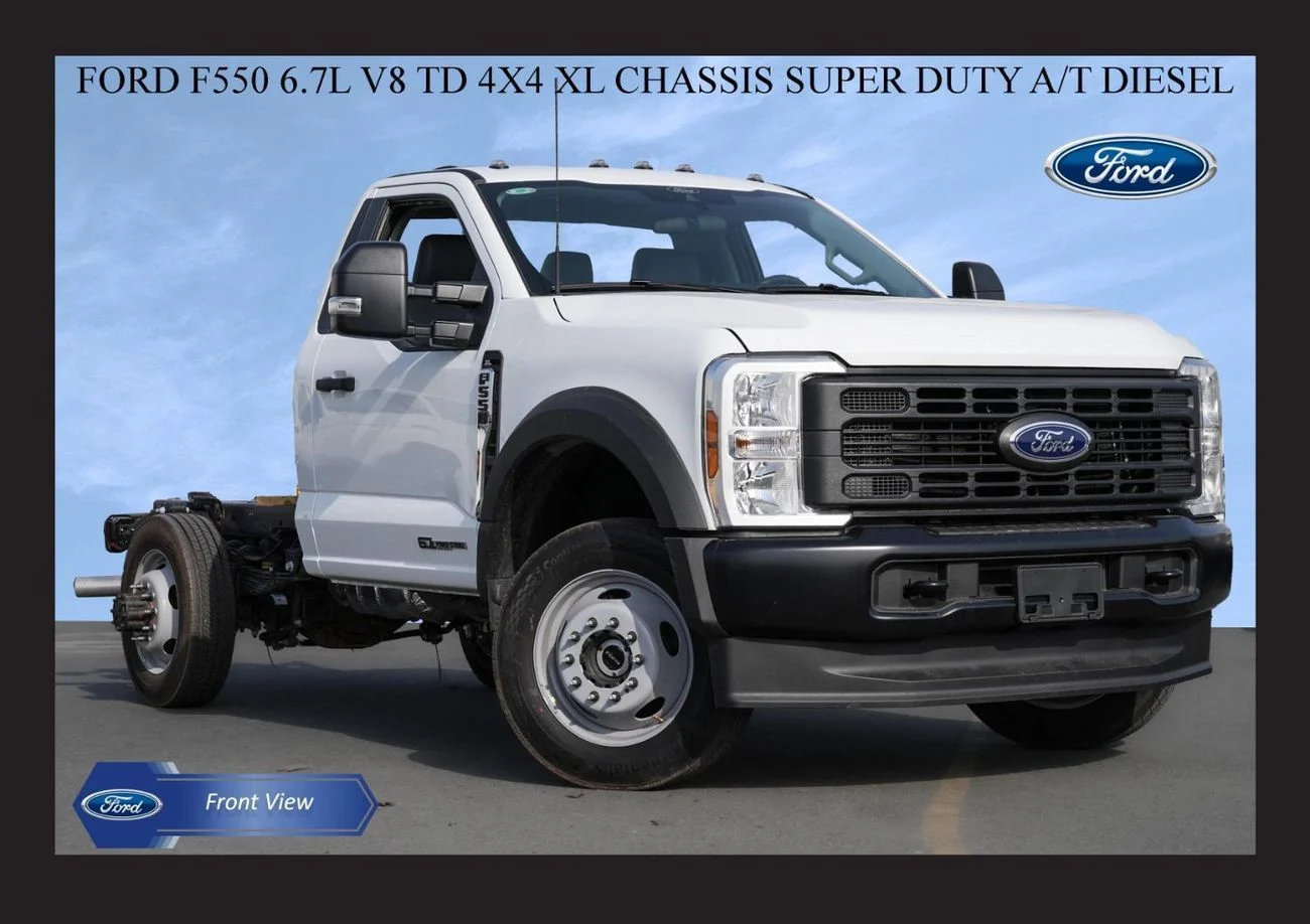 Ford F-550 2025 Diesel Automatic White in Dubai - 8 Engine