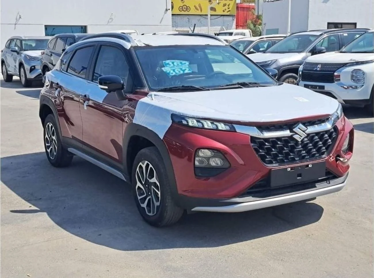 2025 Suzuki Fronx in Red - Brand New Petrol Automatic with 4 Engine in Dubai
