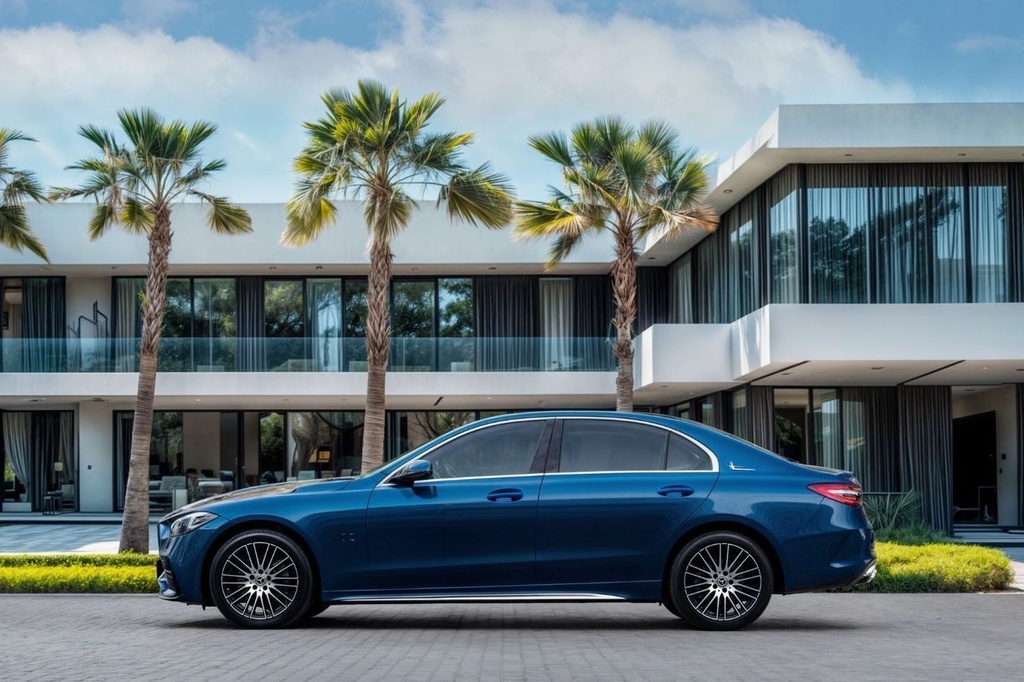2024 Mercedes-Benz C-Class in Dubai: Brand New, Petrol, Automatic, Blue Color