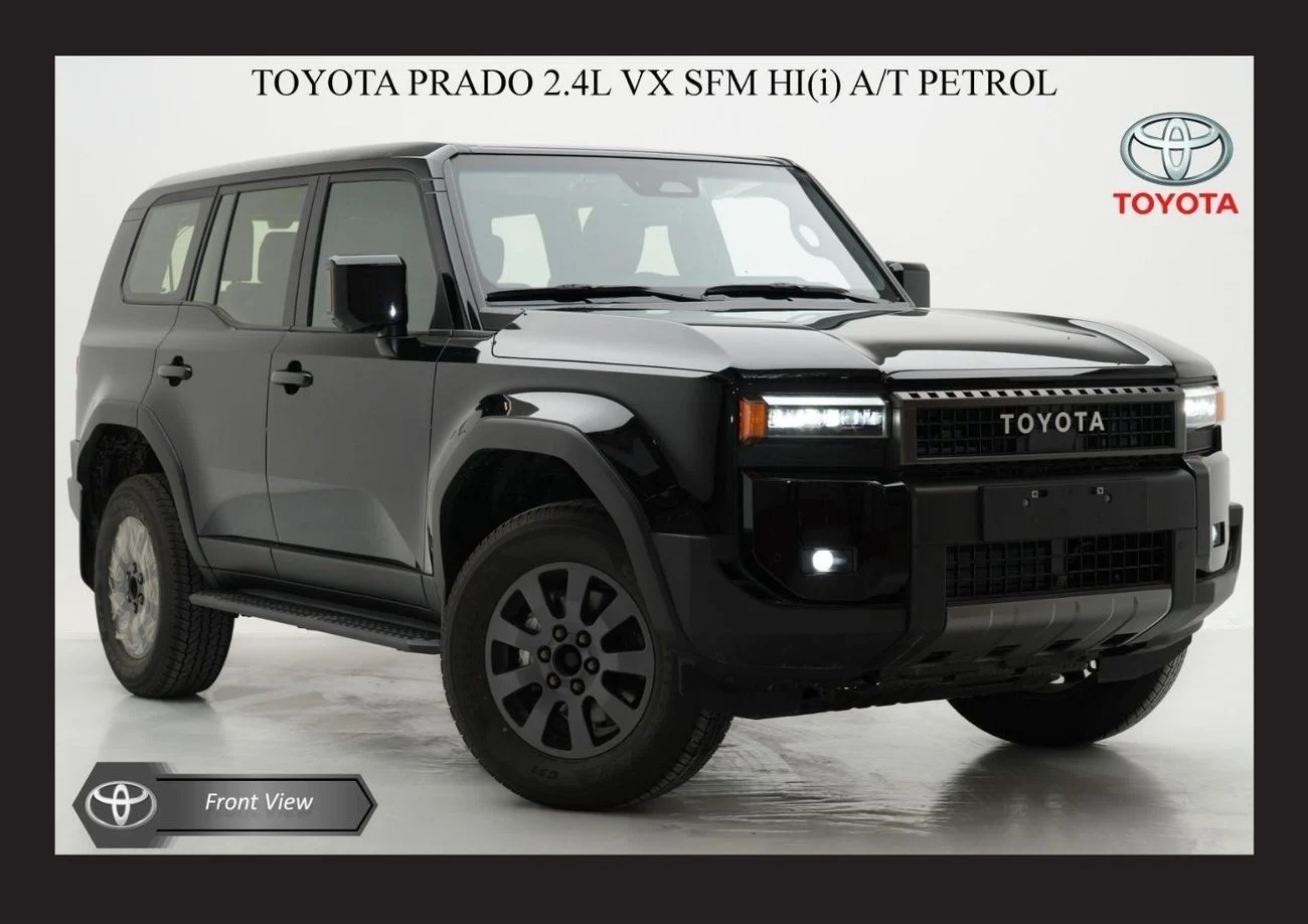 2024 Toyota Prado - 0km, Petrol, Automatic, Black - Buy in Dubai