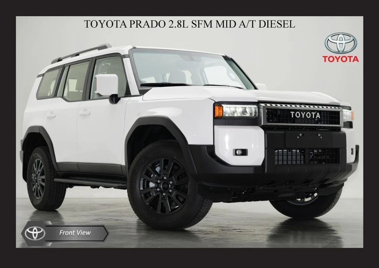 Toyota Prado 2025 Diesel Automatic in White - Buy in Dubai