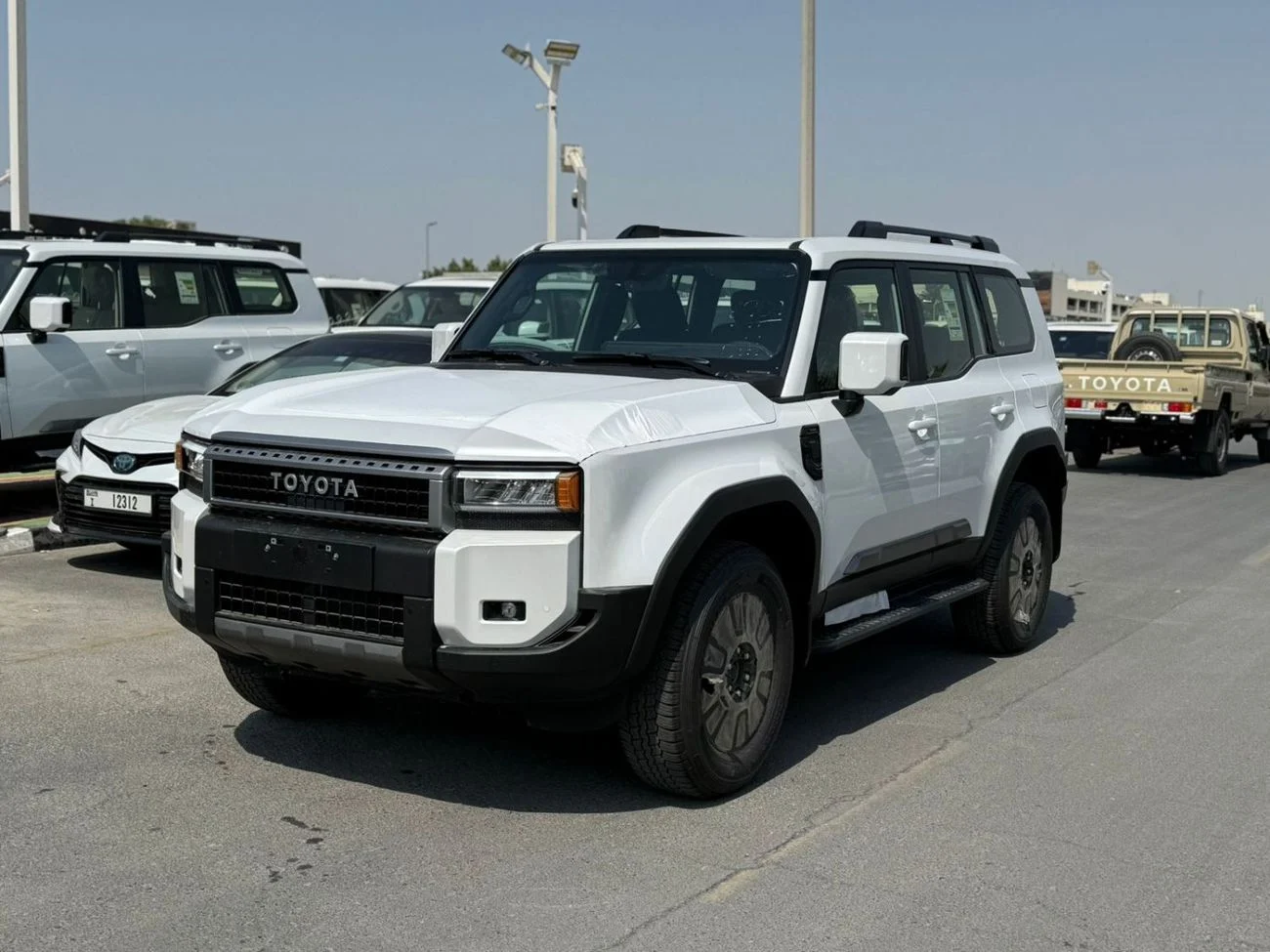 2025 Toyota Land Cruiser in White - 0km, Petrol, Automatic, 4 engine - Buy in Dubai