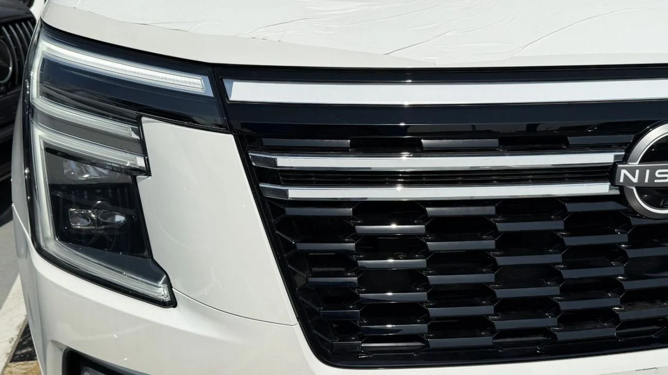2025 Nissan Patrol in White - 0km, Petrol, Automatic, 6 engine - Buy in Dubai