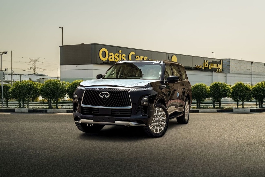 2025 Infiniti QX80 in Black | 0km, Petrol, Automatic, 6 Engine | Buy in Dubai