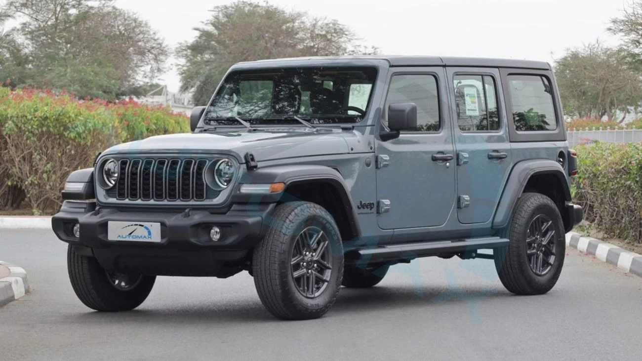 2025 Jeep Wrangler in Grey - 0km, Petrol, Automatic, 4 Engine | Dubai