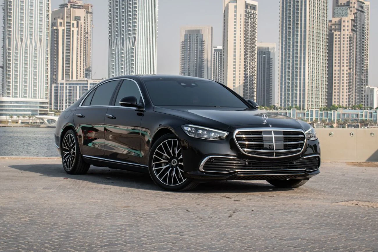 [DCE-800453] 2024 Mercedes-Benz S-Class in Dubai: Low mileage, sleek black exterior, automatic transmission